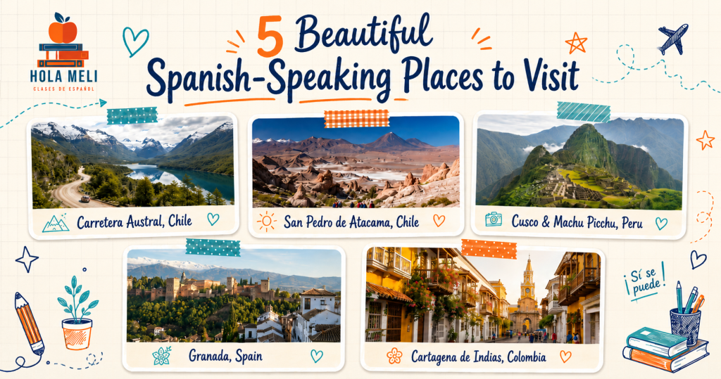 5 beautiful Spanish-speaking places to visit in Chile, Peru, Spain and Colombia